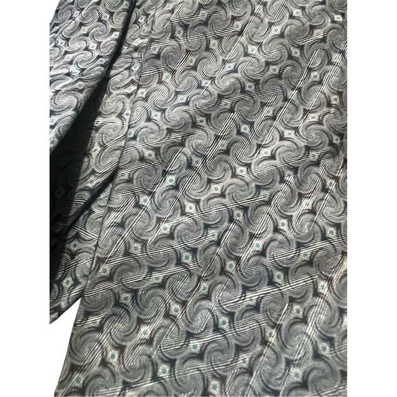 John Bartlett Men's Silk Tie Geometric Pattern Multicolor Designer - Picture 3 of 5